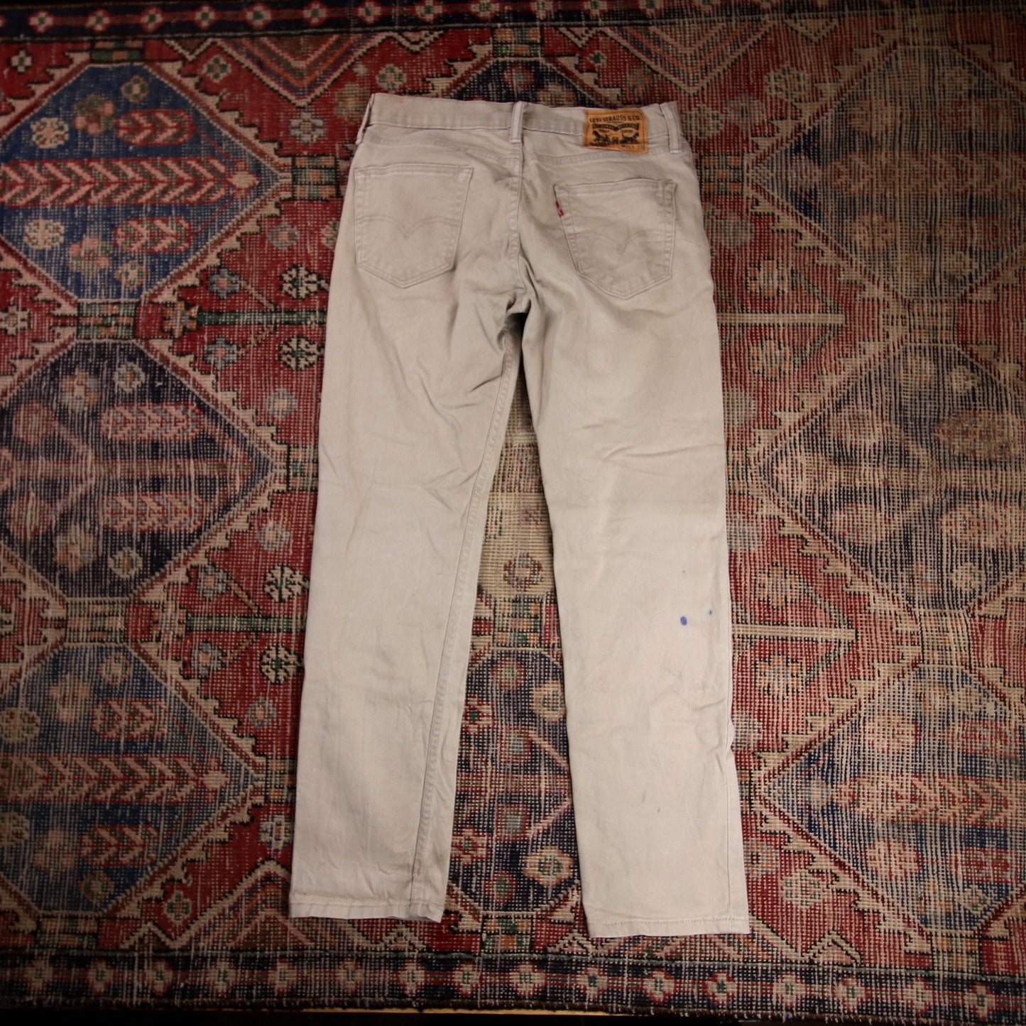Levi's 511 W30 L29 Slim Fit Beige Denim Jeans