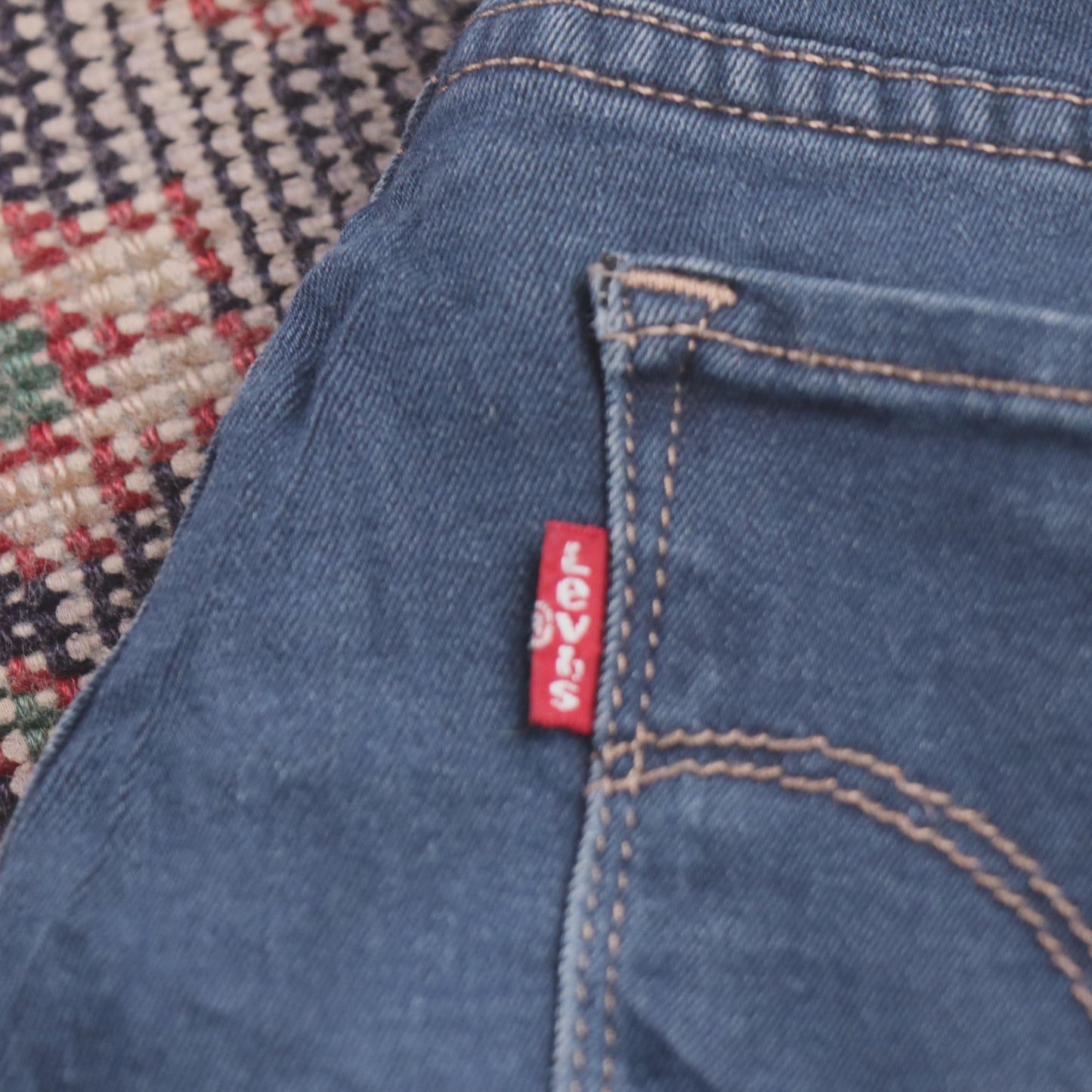 Levi's 711 W26 L29 Skinny Blue Denim Jeans