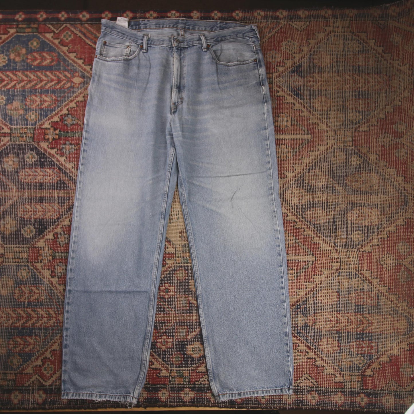 Levi's 550 W38 L31 Tapered Leg Relaxed Fit Blue Denim Jeans