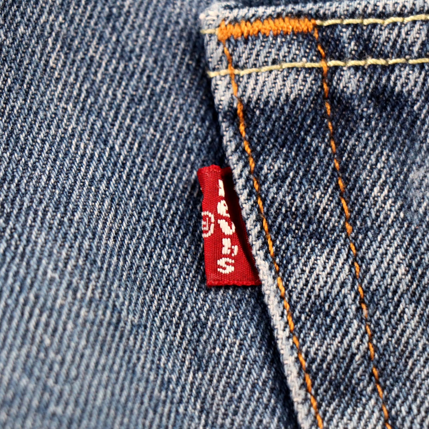 Levi's 505 Red Tab W60 L30 Straight Leg Regular Fit Blue Denim Jeans