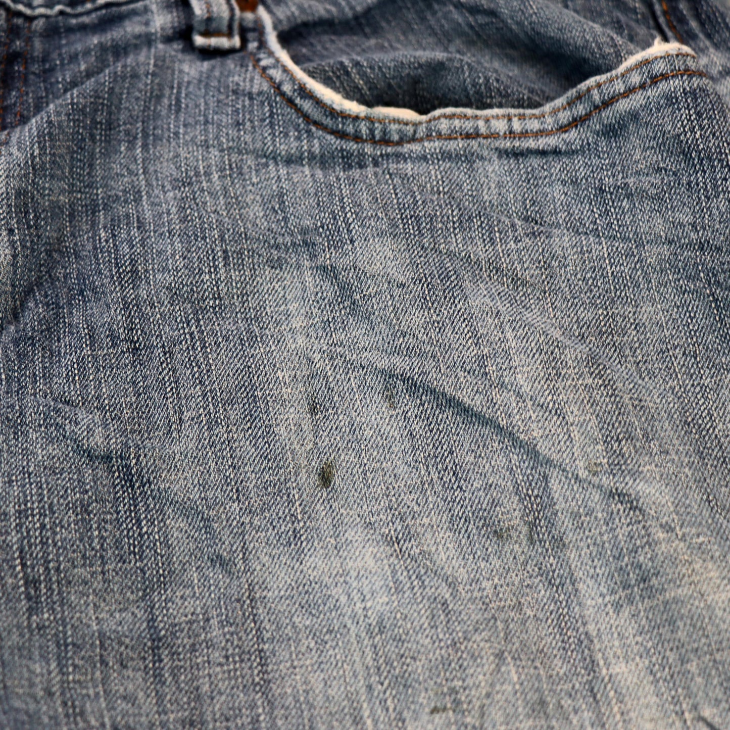 Wrangler W36 L32 Straight Leg Relaxed Fit Blue Denim Jeans