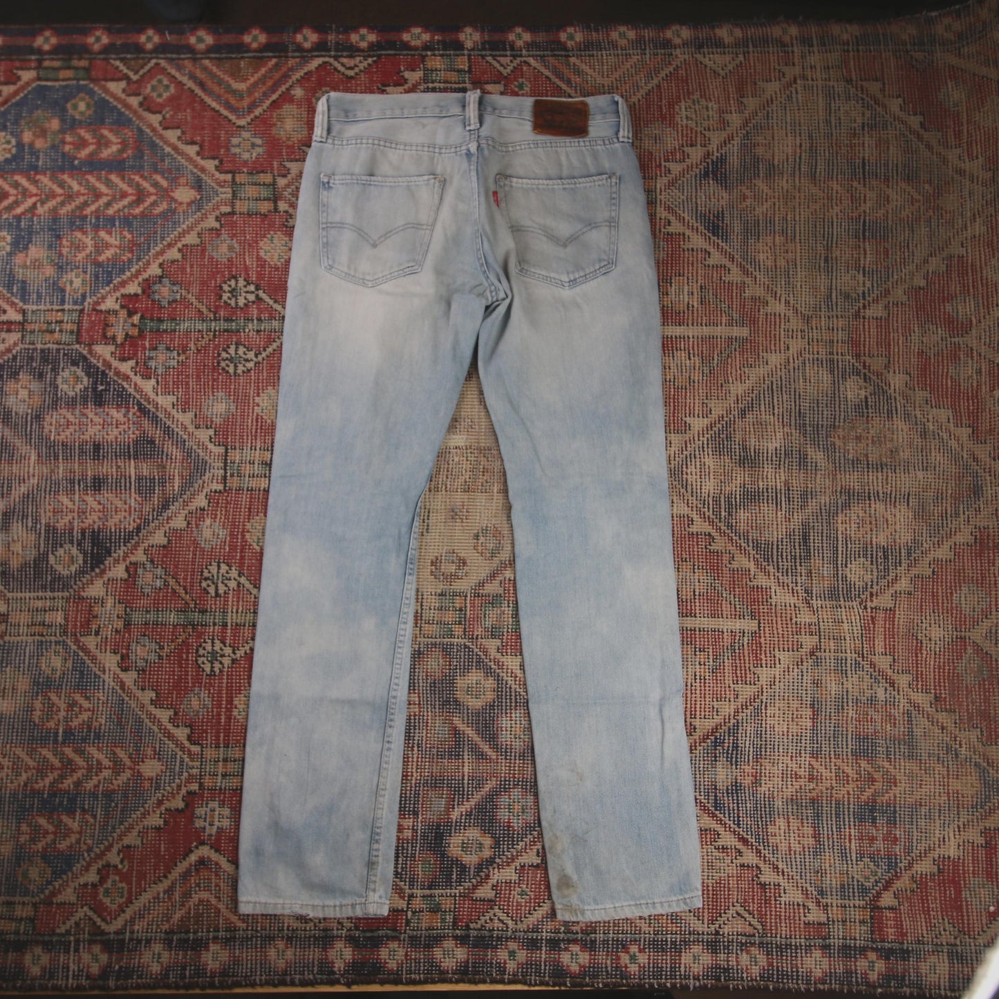 Levi's 511 W32 L29 Slim Fit Classic Ripped Style Blue Denim Jeans