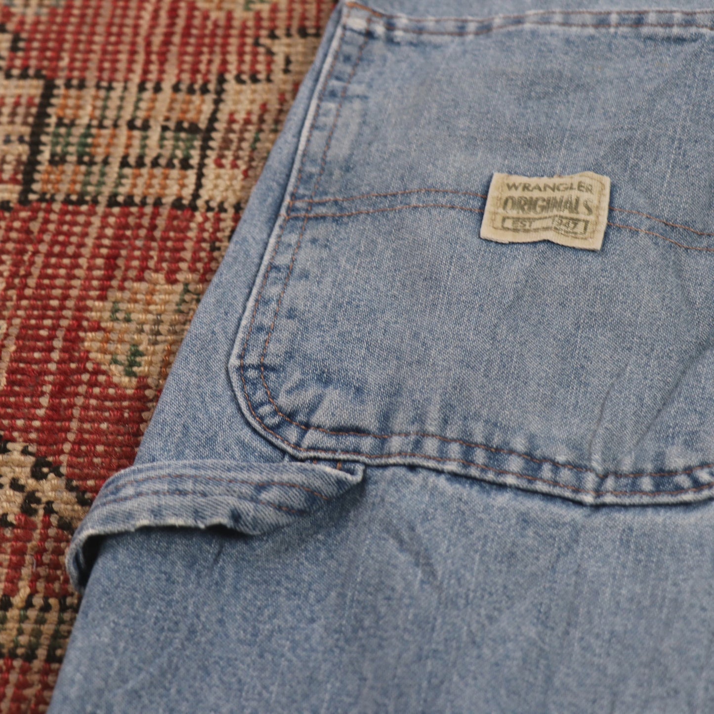 Wrangler W34 L29 Carpenter Blue Denim Jeans