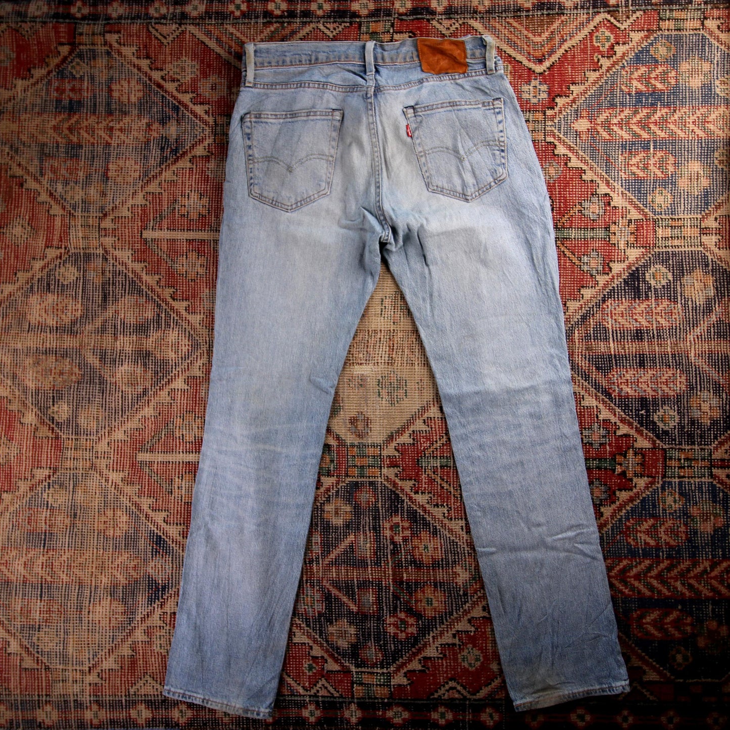 Levi's Red Tab W28 L32 Straight Leg Slim Fit Blue Denim Jeans