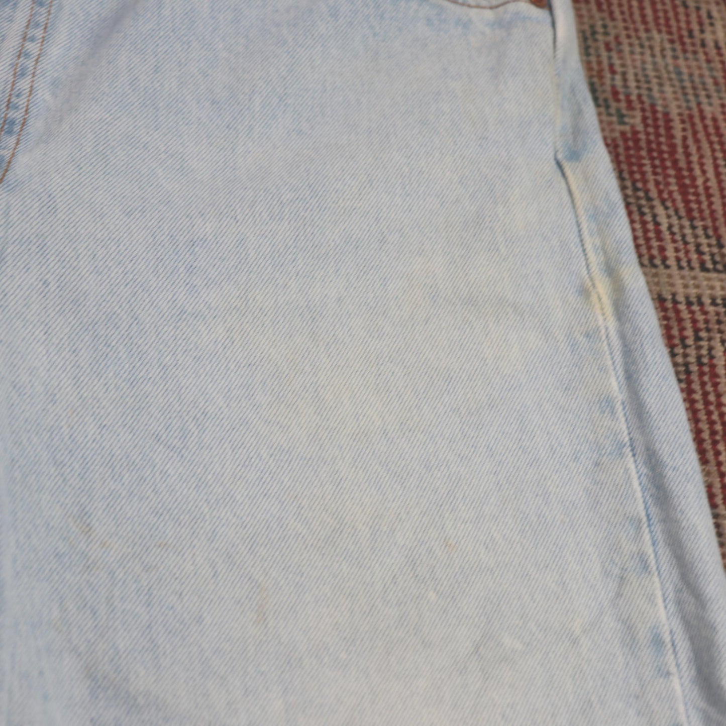 Levi's 505 Orange Tab W34 L29 Straight Leg Regular Fit Blue Denim Jeans