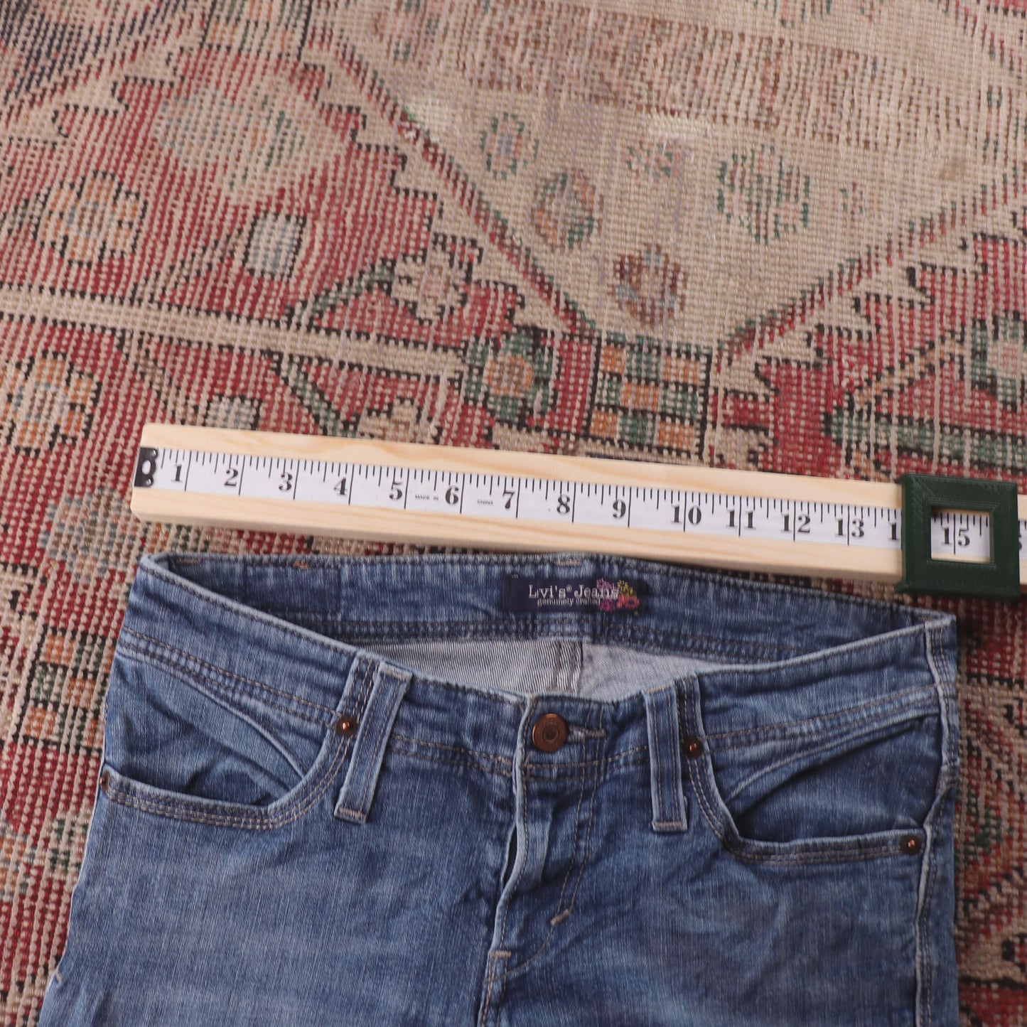 Levi's Red Tab W30 L30 Flare Blue Denim Jeans