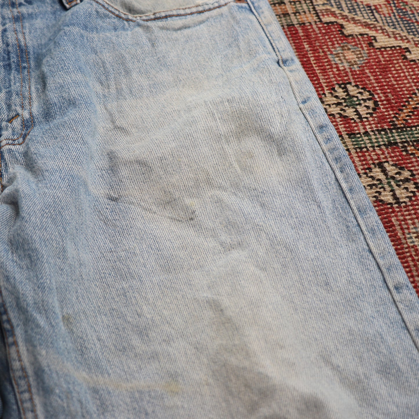 Levi's 550 W34 L30 Tapered Leg Relaxed Fit Blue Denim Jeans