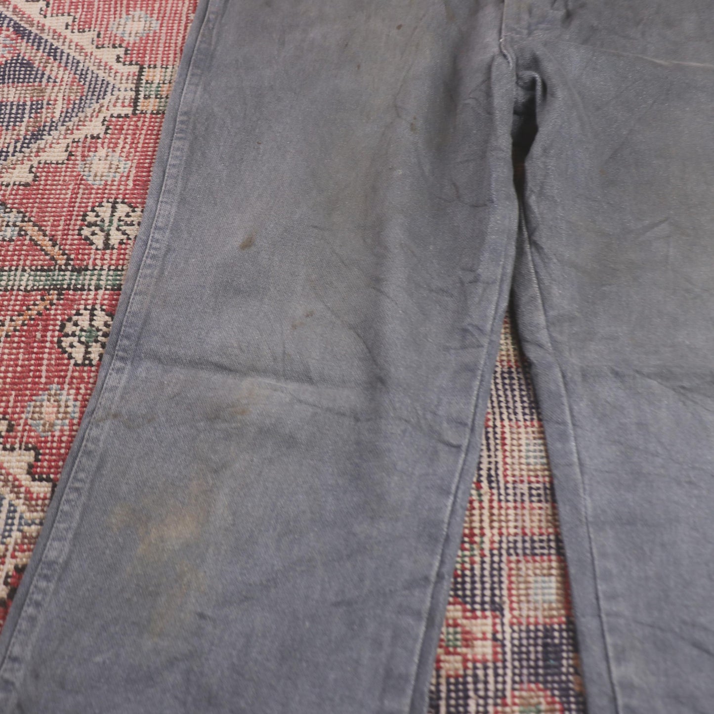 Wrangler W36 L30 Straight Leg Relaxed Fit Grey Denim Jeans