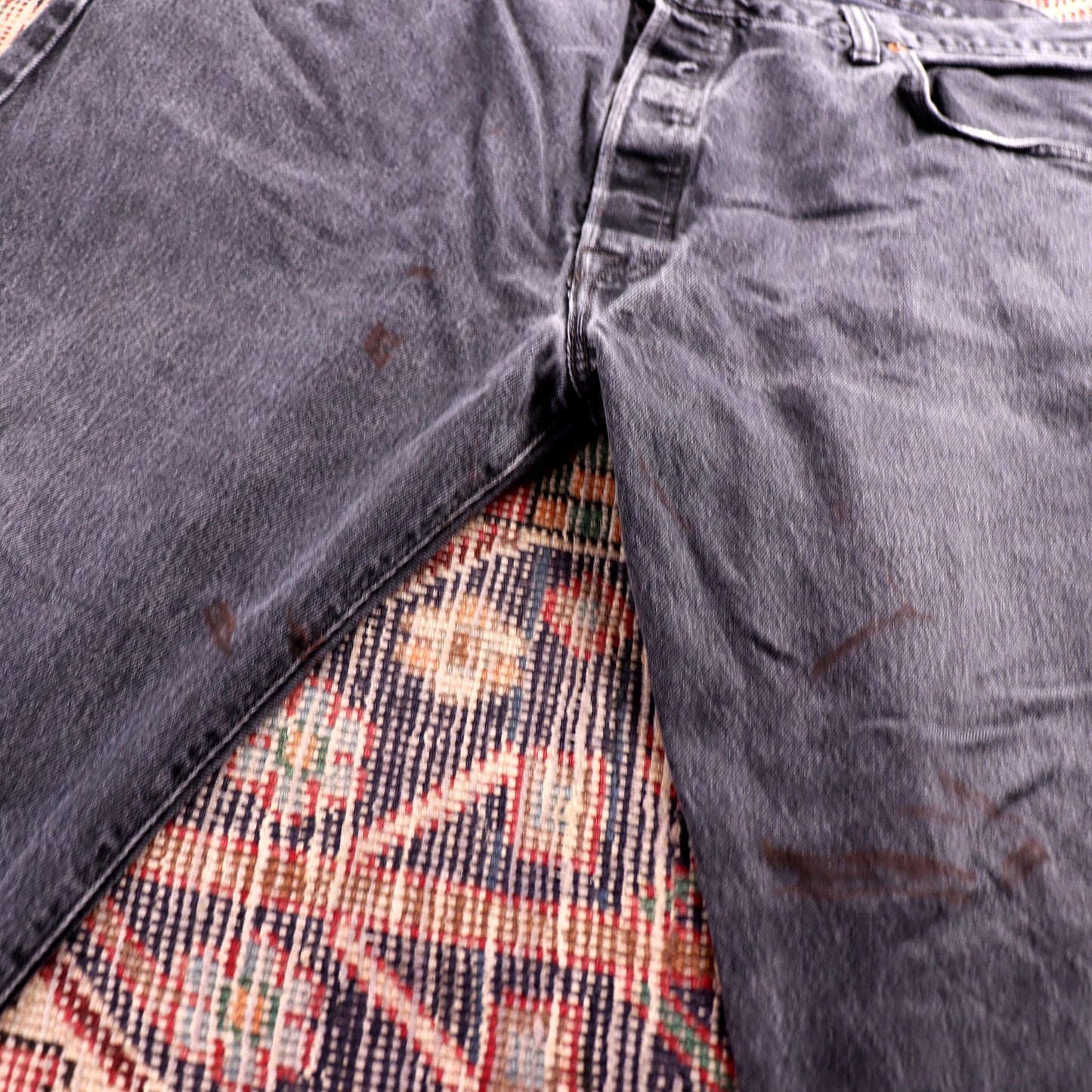 Levi's 501 W40 L29 Original Fit Black Denim Jeans