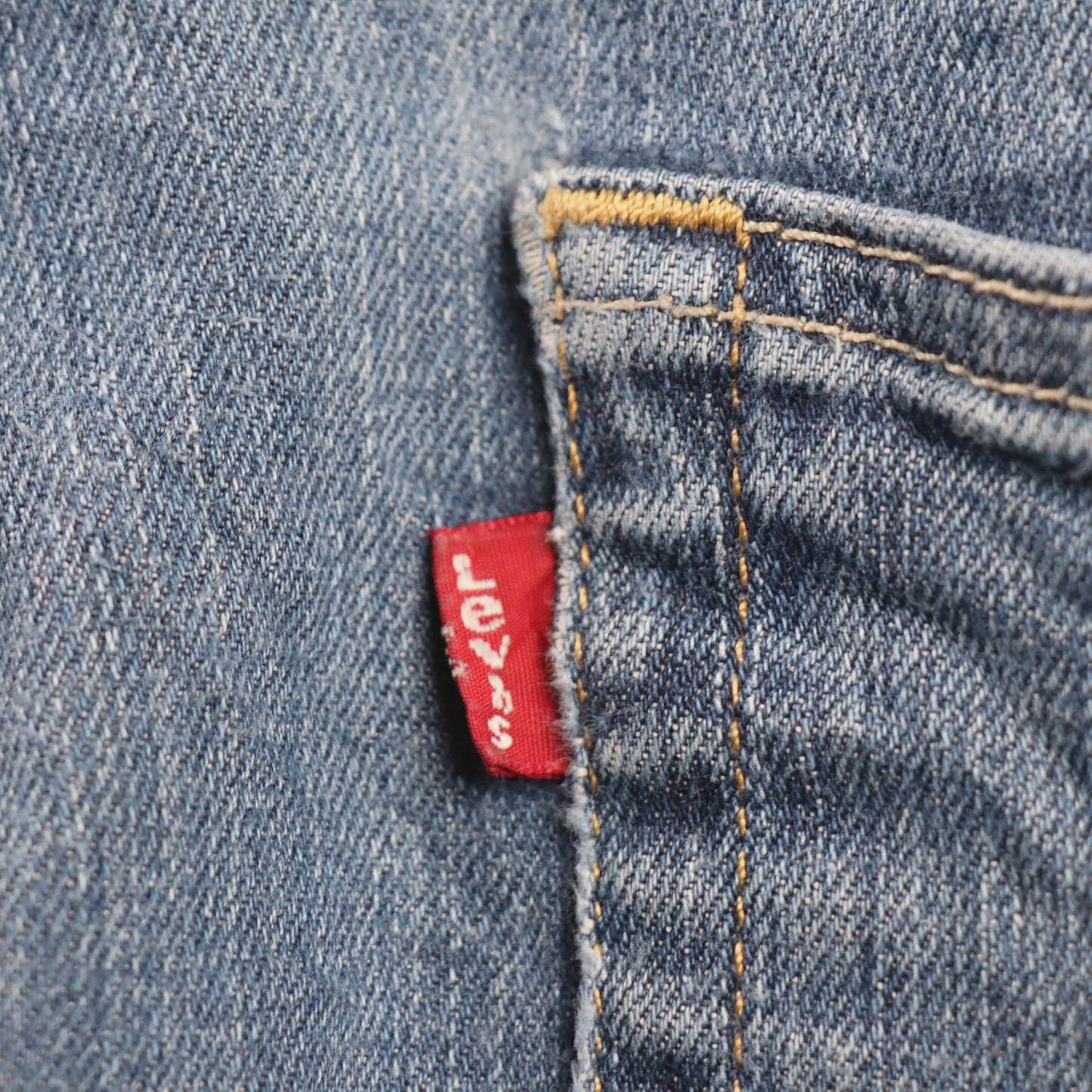 Levi's 513 W36 L28 Straight Leg Slim Fit Blue Denim Jeans