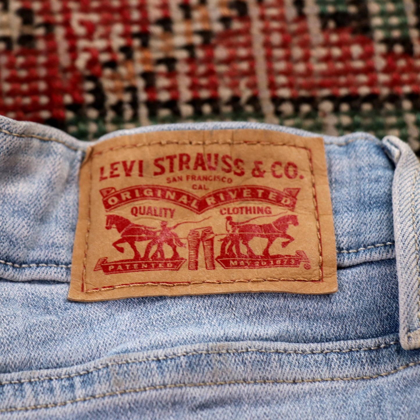 Levi's W56 L29 Skinny Leg Jeans Blue Denim Jeans