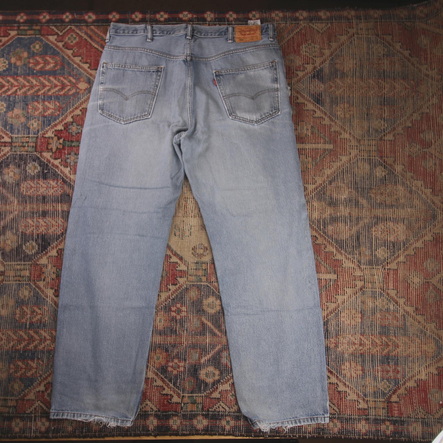 Levi's 550 W38 L31 Tapered Leg Relaxed Fit Blue Denim Jeans