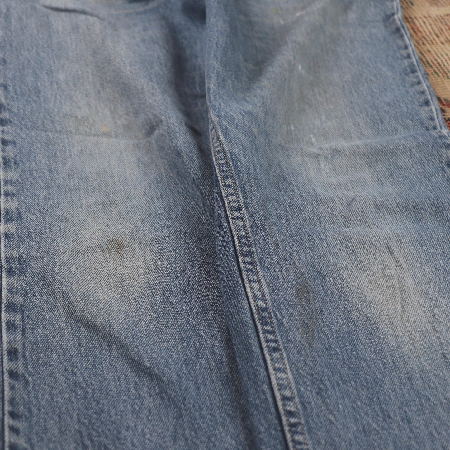 Lee W32 L33 Straight Leg Relaxed Fit Blue Denim Jeans