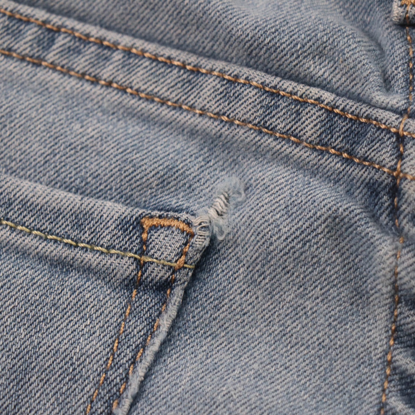 Levi's 711 Red Tab W28 L30 Skinny Blue Denim Jeans