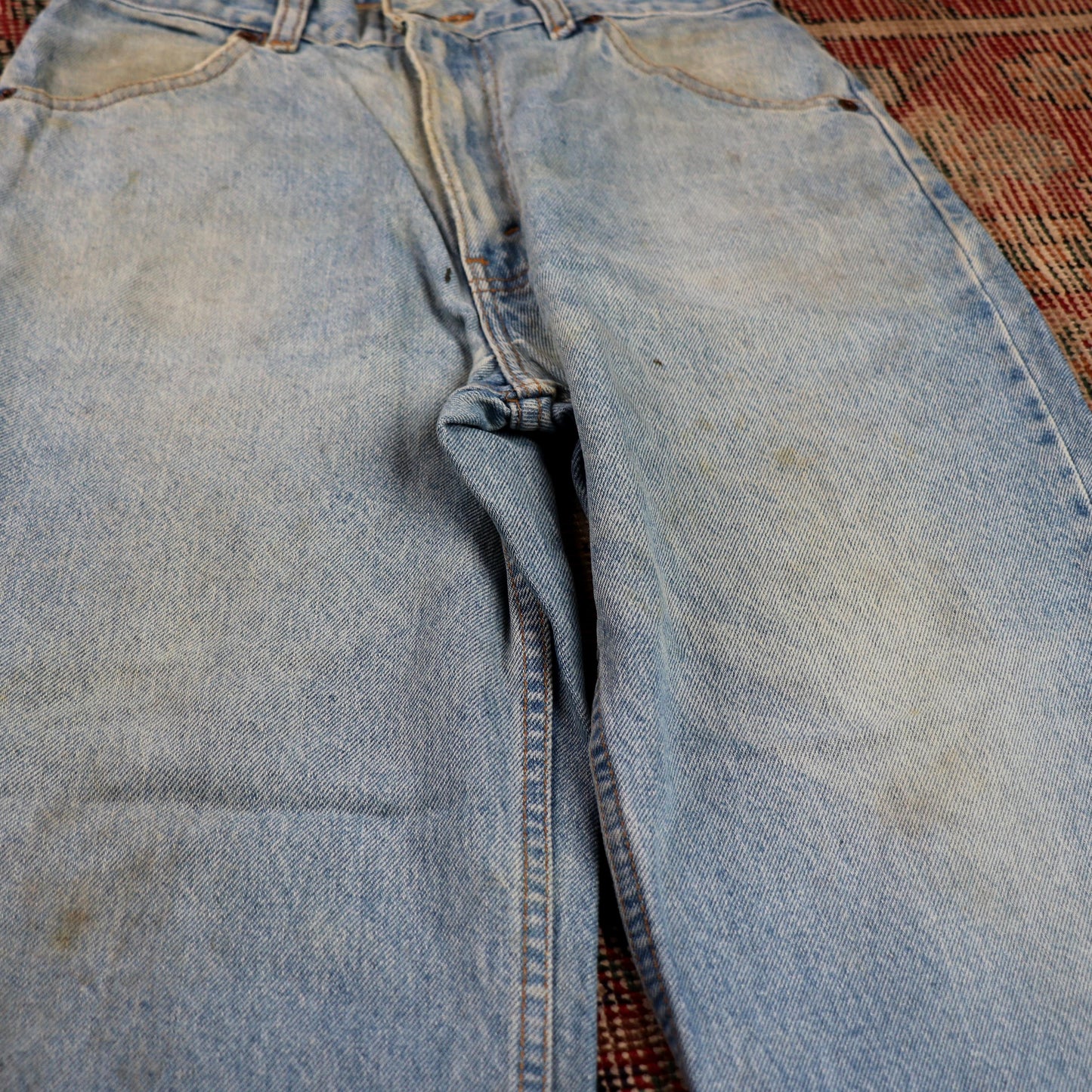 Levi's Orange Tab W28 L25 Tapered Leg Relaxed Fit Blue Denim Jeans