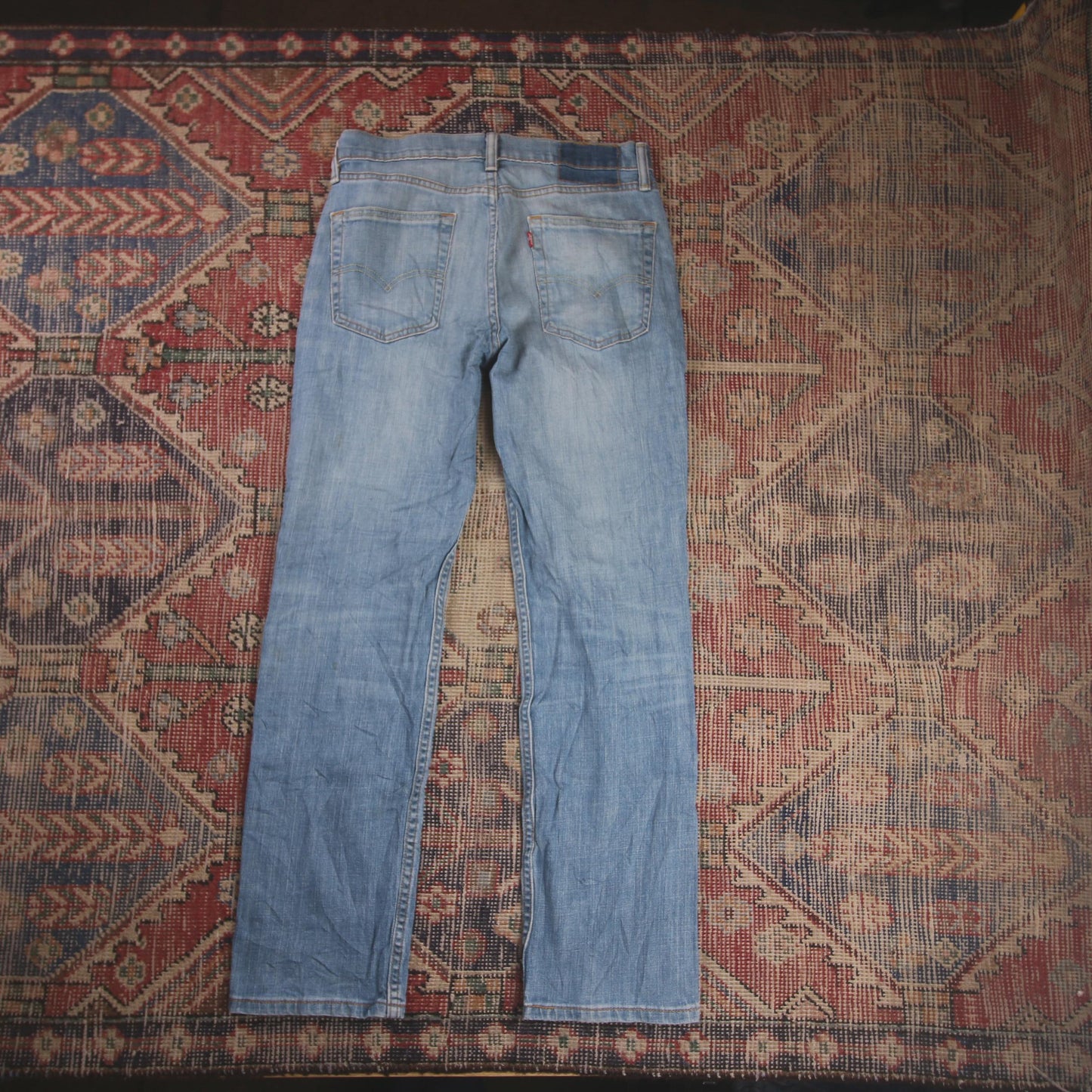 Levi's W30 L29 Straight Leg Blue Denim Jeans