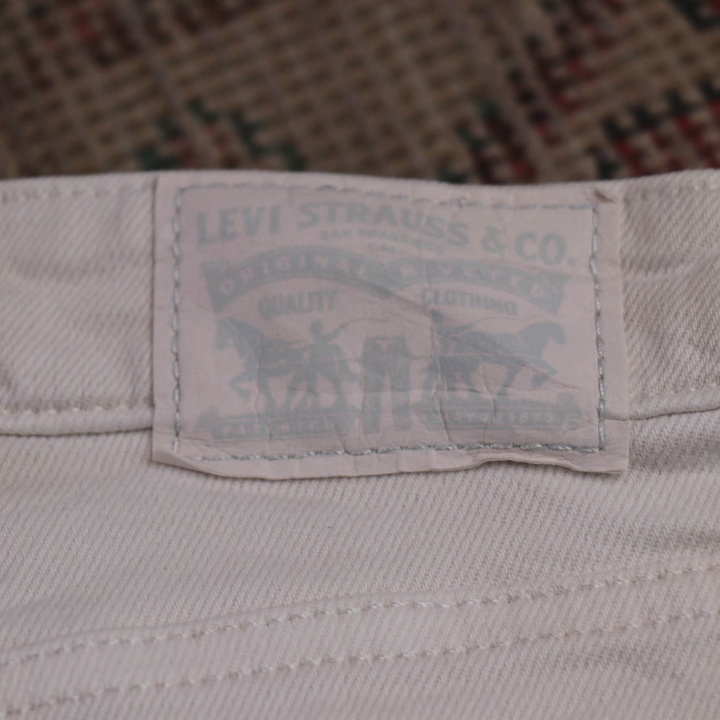 Levi's 721 W26 L29 Skinny White Denim Jeans