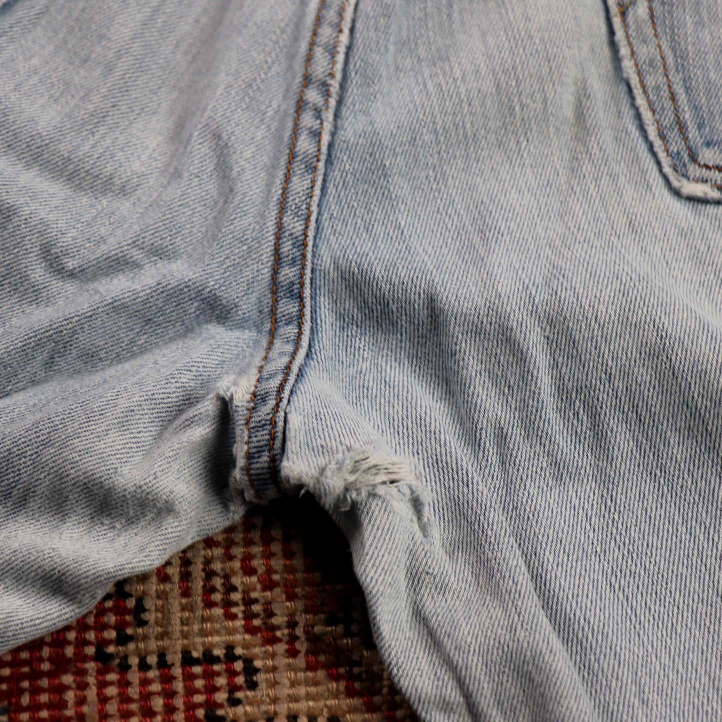 Levi's W32 L33 Straight Leg Blue Denim Jeans