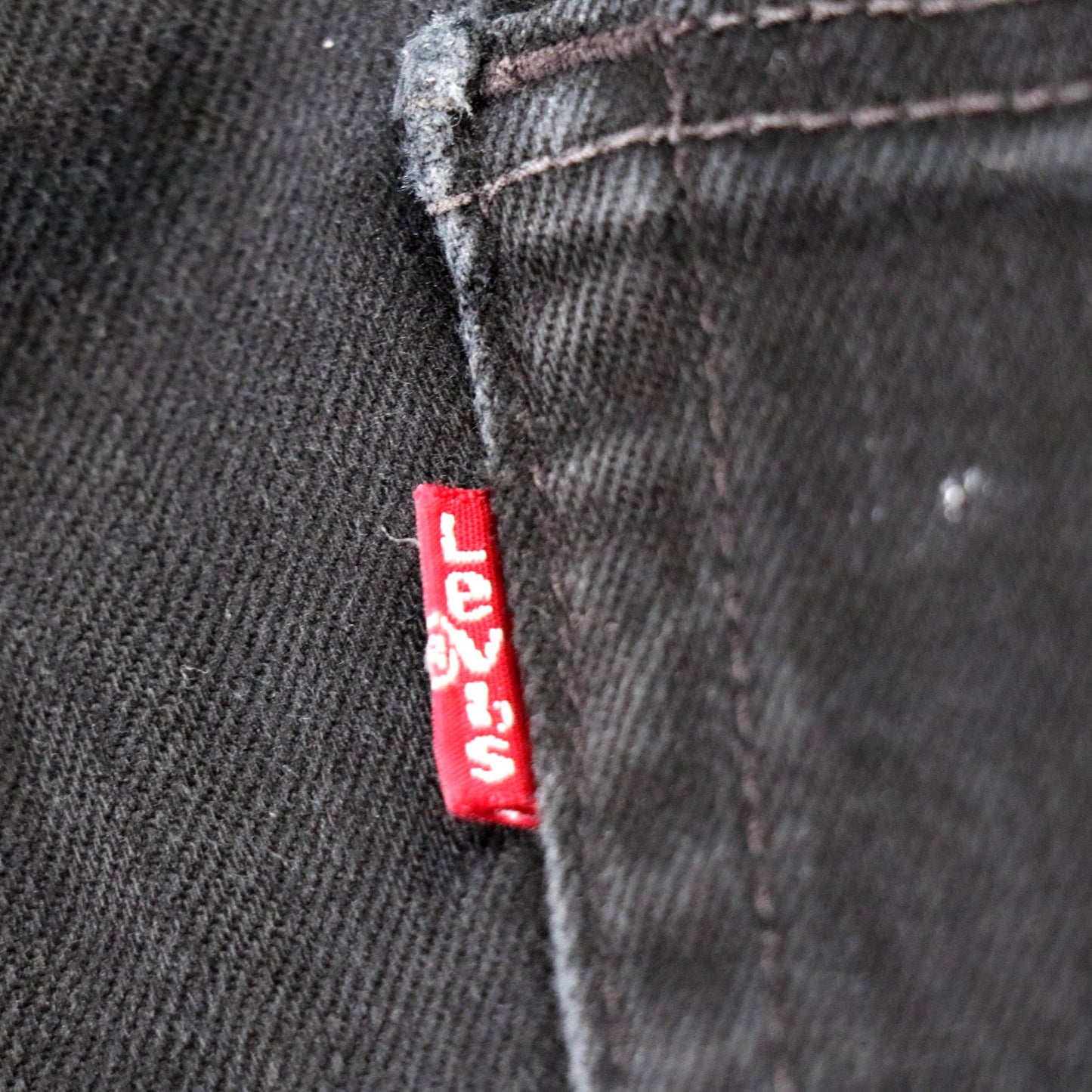 Levi's Red Tab W30 L31 Slim Straight Leg Jeans Black Denim Jeans