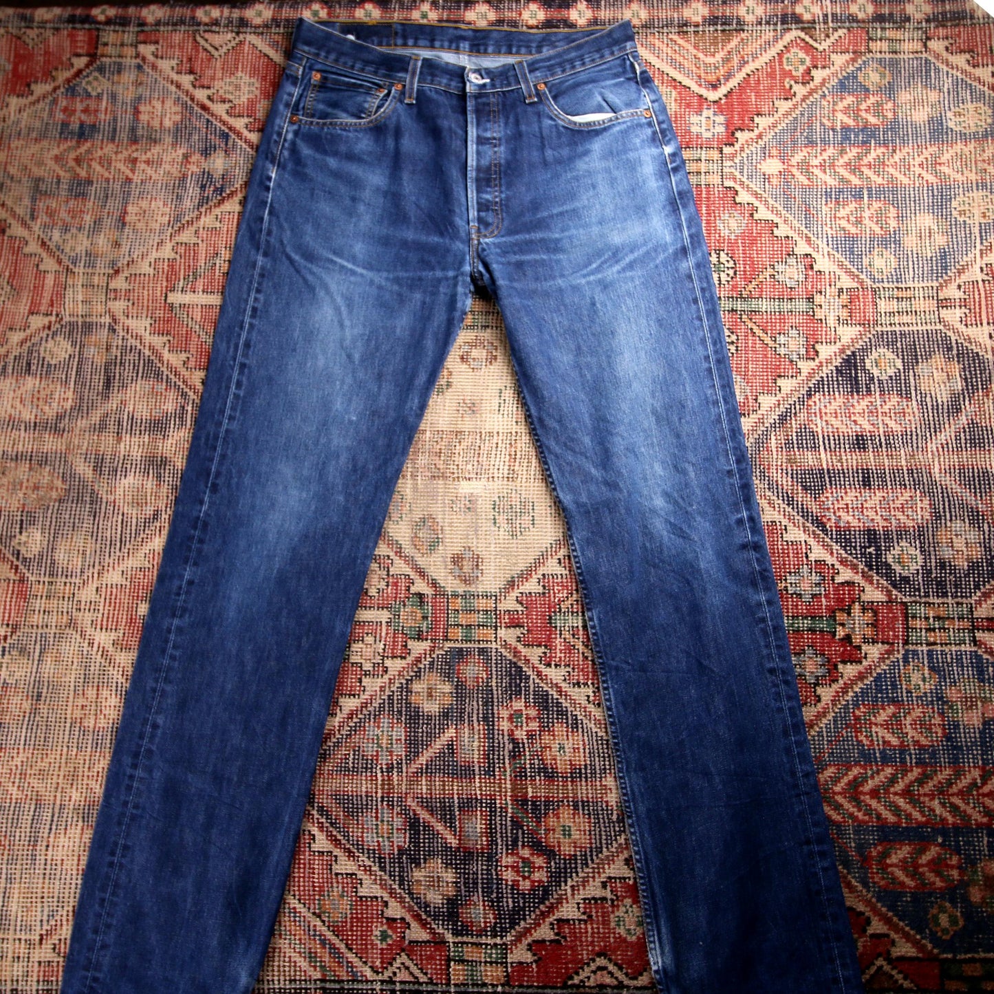 Levi's 501 W32 L33 Original Fit Blue Denim Jeans