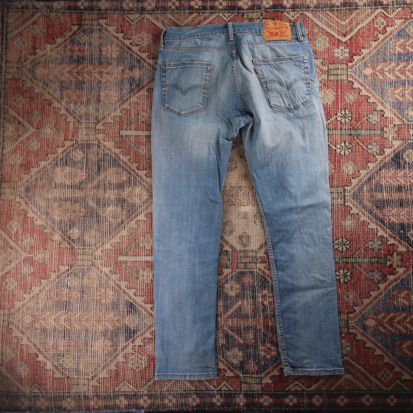 Levi's 511 Red Tab W32 L30 Slim Fit Blue Denim Jeans