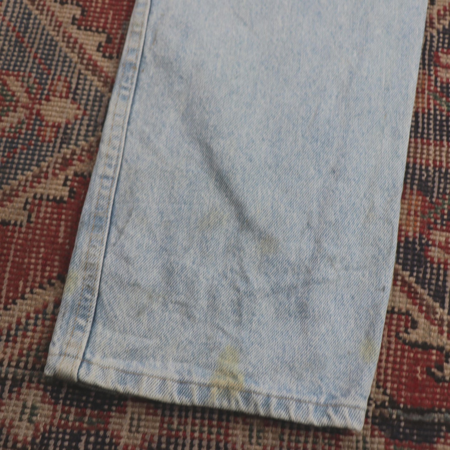 Wrangler W30 L30 Straight Leg Relaxed Fit Blue Denim Jeans