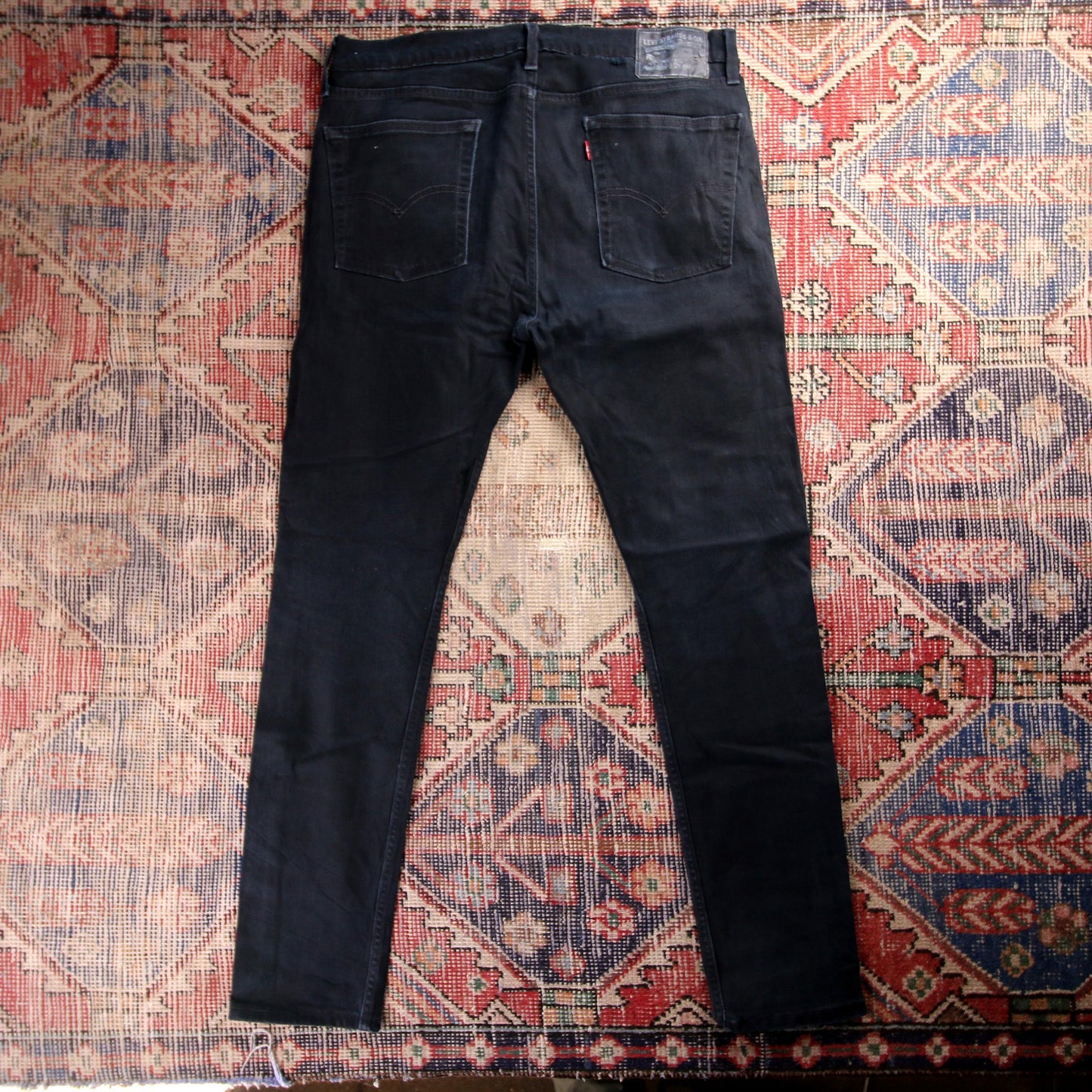 Levi's Red Tab W30 L31 Slim Straight Leg Jeans Black Denim Jeans
