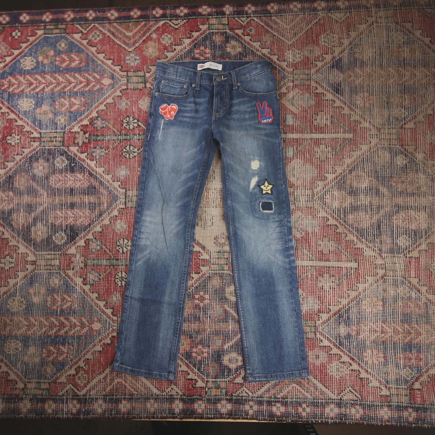 Levi's 511 W26 L26 Slim Fit Blue Denim Jeans