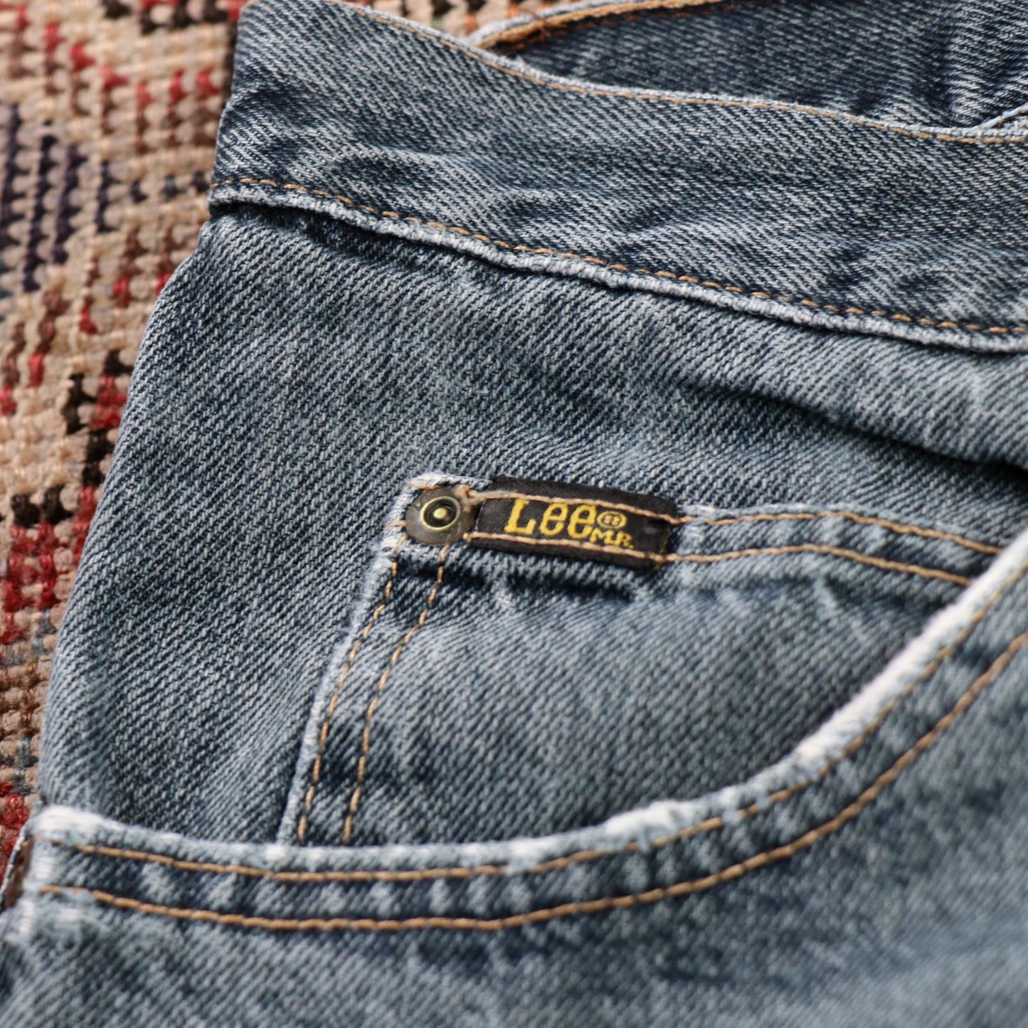 Lee W32 L31 Straight Leg Regular Fit Blue Denim Jeans