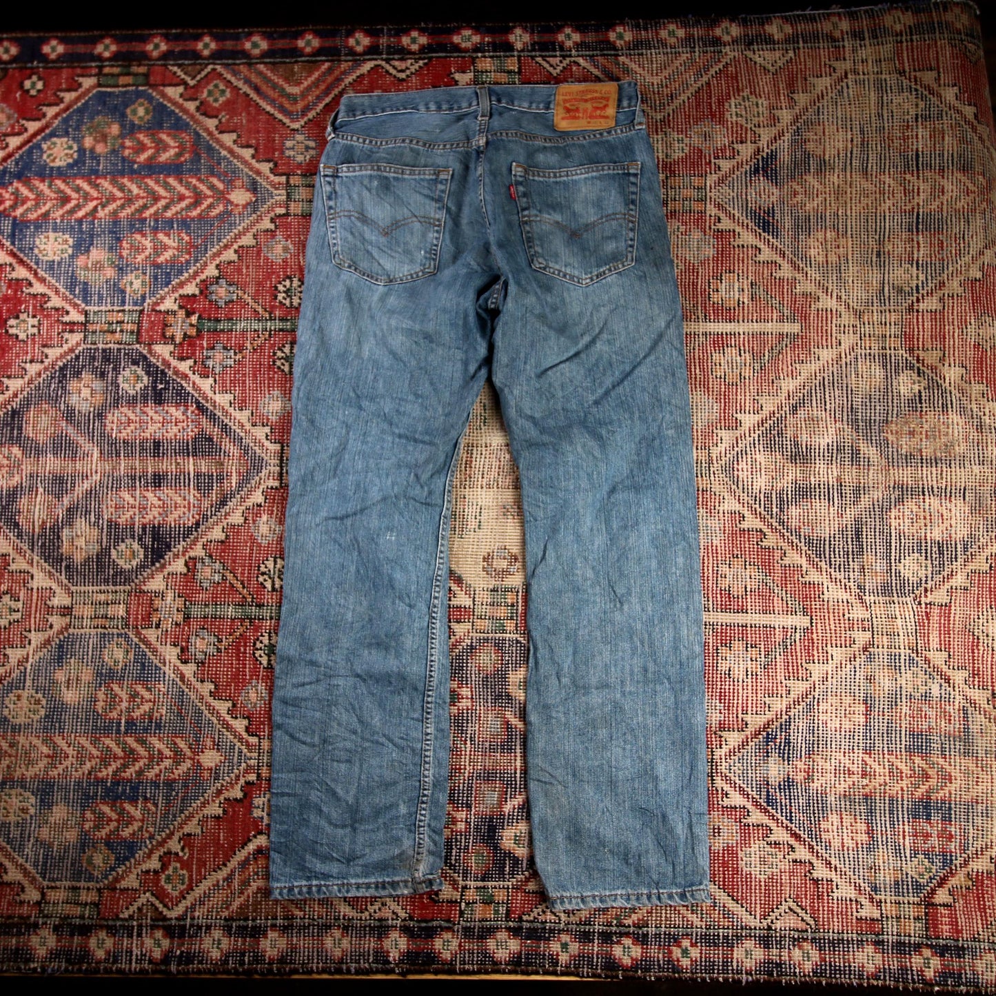 Levi's 559 W32 L29 Straight Leg Relaxed Fit Blue Denim Jeans