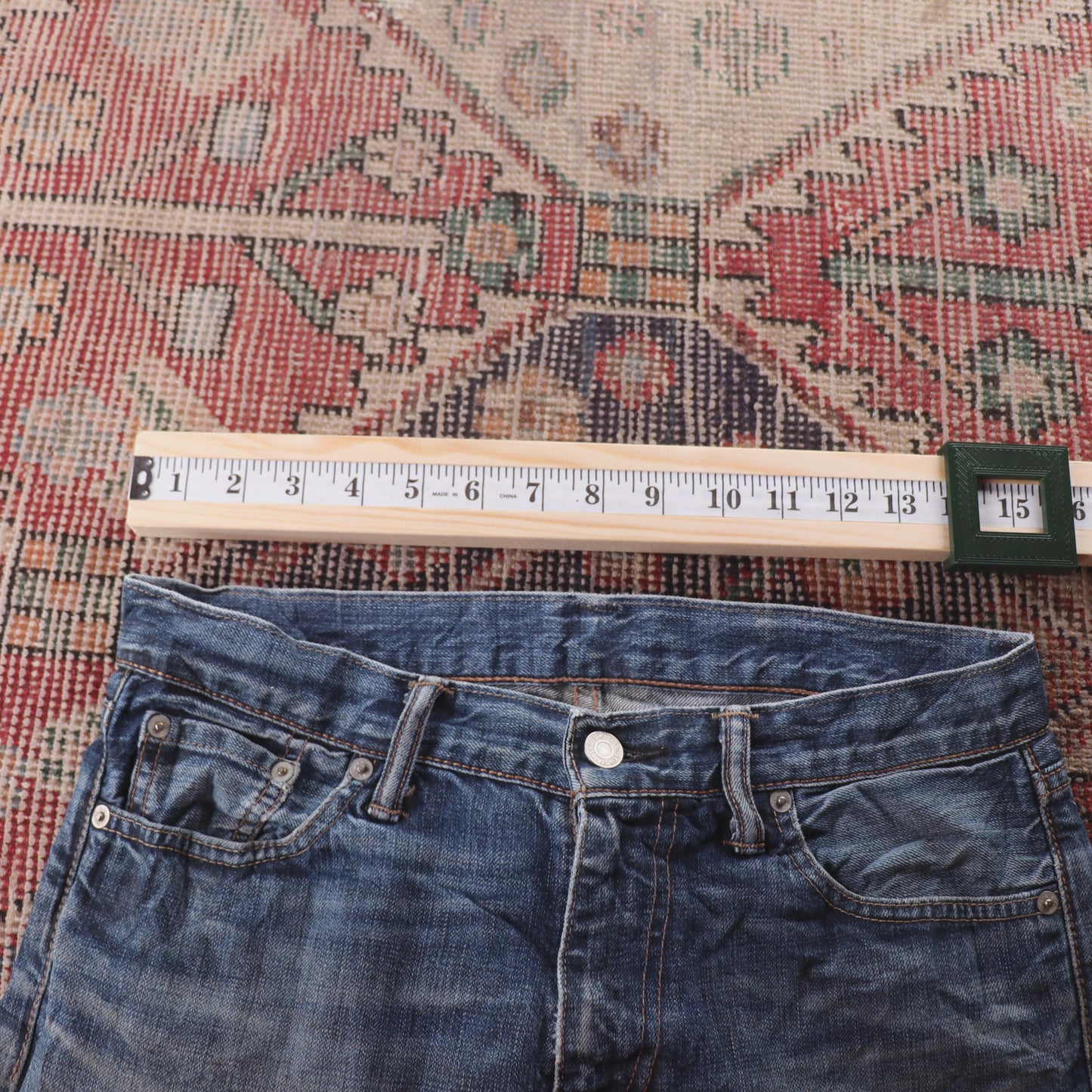 Levi's 501 Red Tab W30 L33 Original Fit Blue Denim Jeans