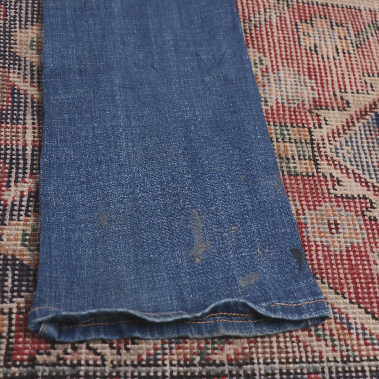 Levi's 725 W24 L28 Flared Blue Denim Jeans
