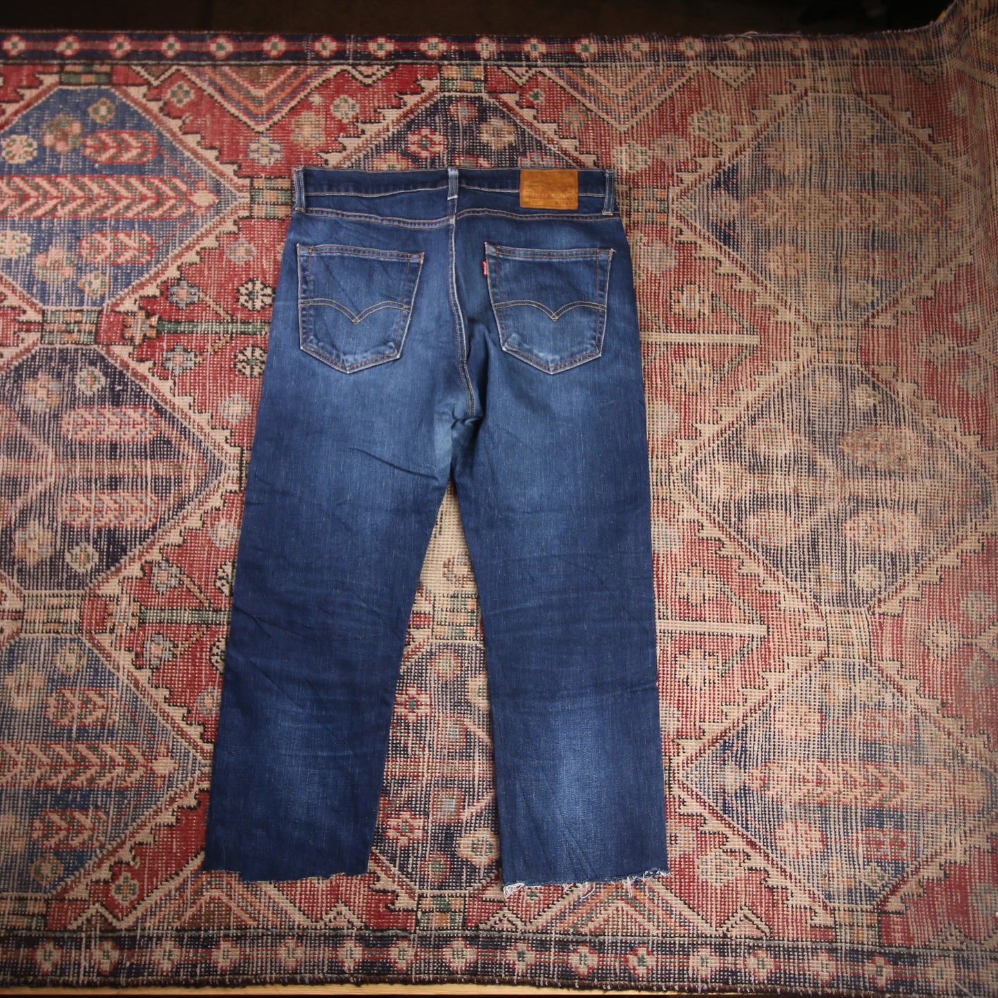 Levi's 502 W34 L23 Tapered Leg Regular Fit Blue Denim Jeans
