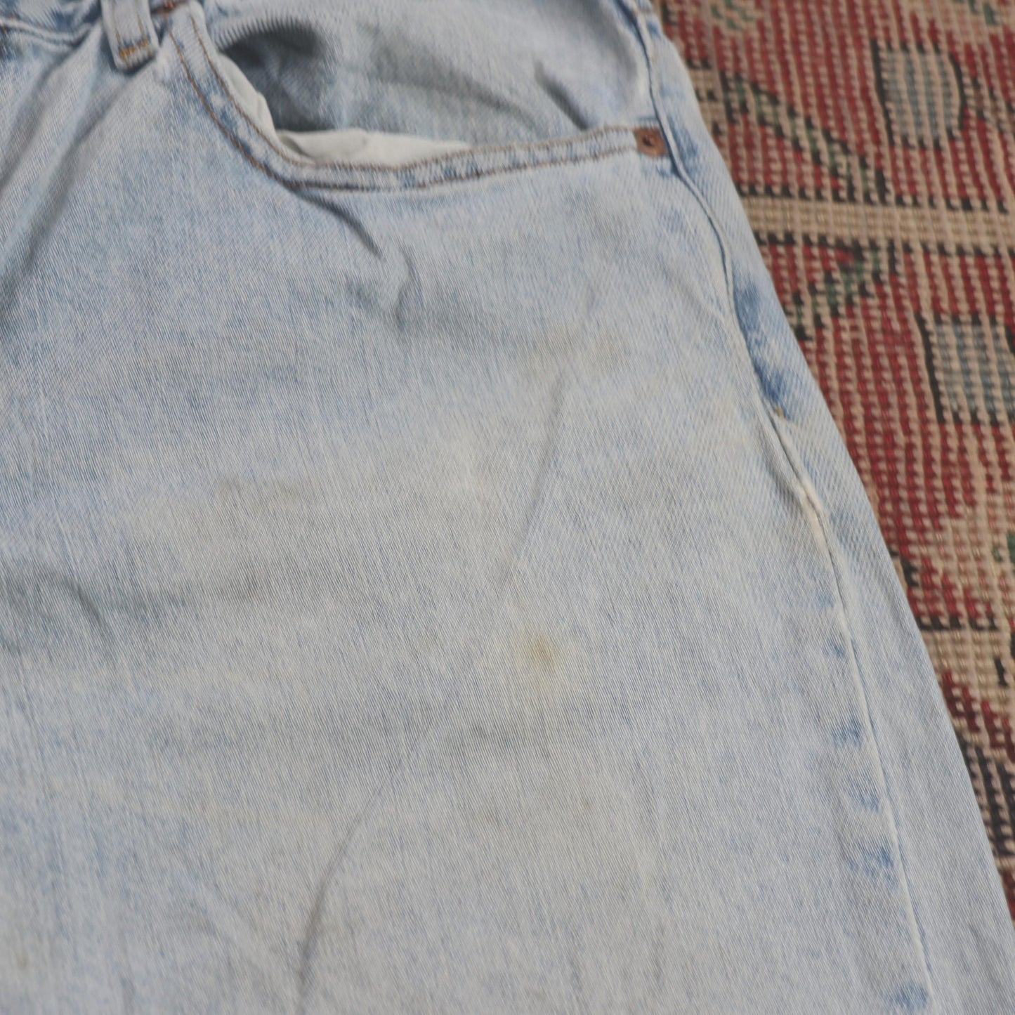 Levi's 550 W30 L28 Tapered Leg Relaxed Fit Blue Denim Jeans