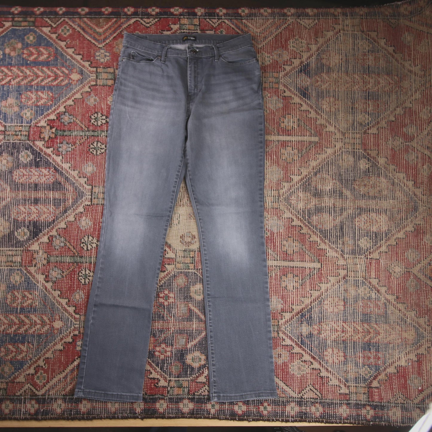 Lee W30 L30 Straight Leg Grey Denim Jeans
