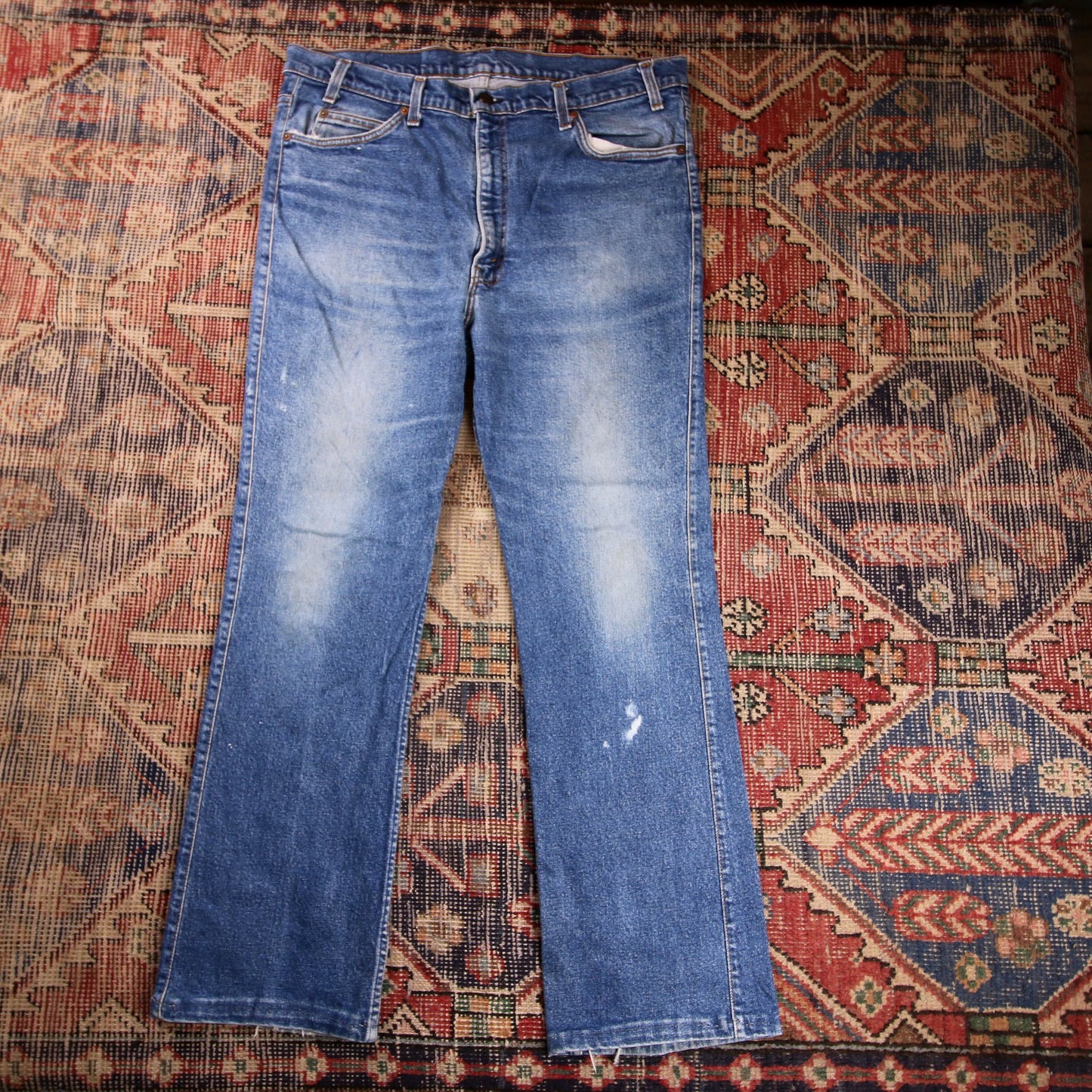 Levi's W36 L30 Bootcut Blue Denim Jeans