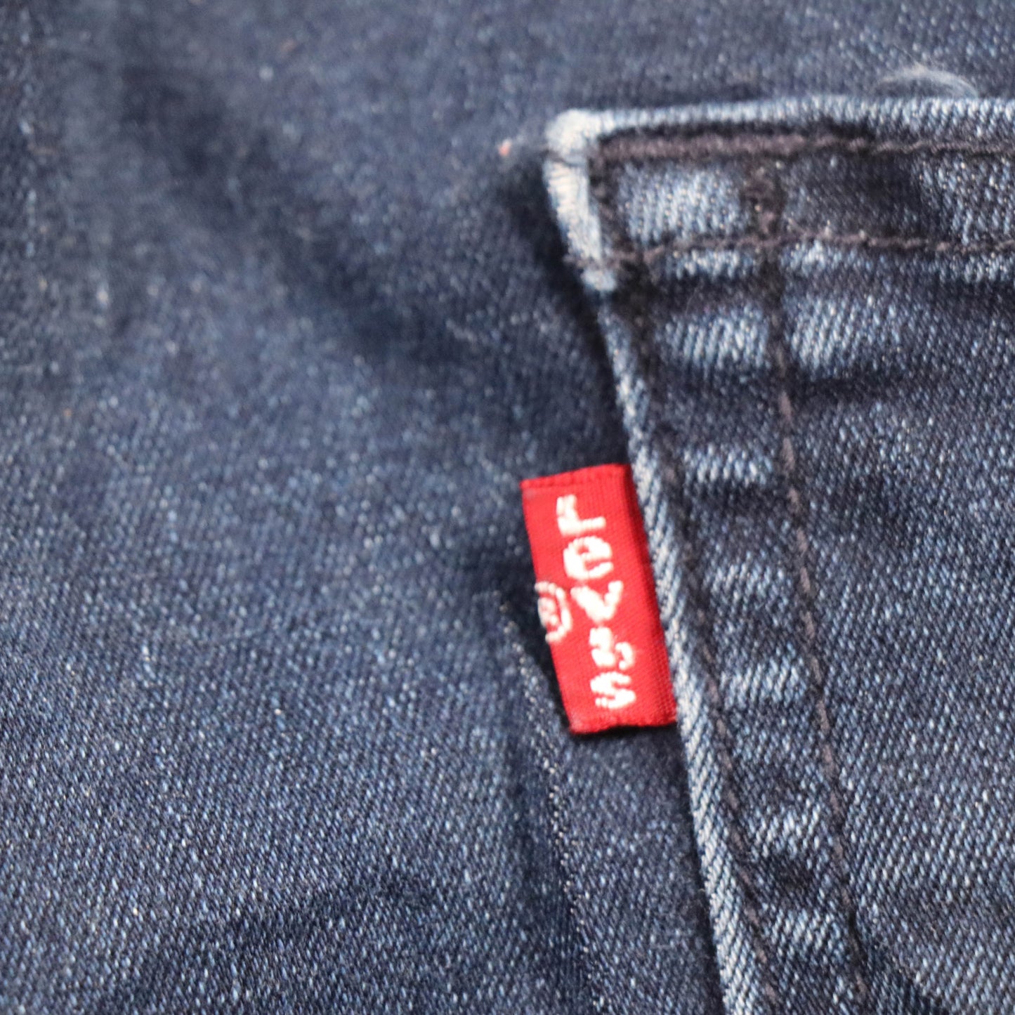Levi's 512 Red Tab W34 L32 Tapered Leg Slim Fit Blue Denim Jeans