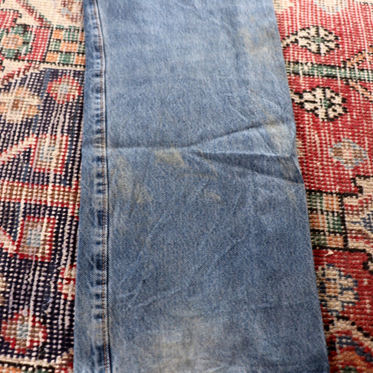 Levi's 501 Red Tab W32 L25 Original Fit Blue Denim Jeans
