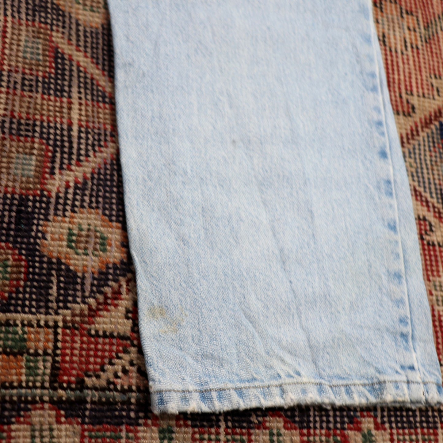 Lee W32 L31 Straight Leg Relaxed Fit Blue Denim Jeans