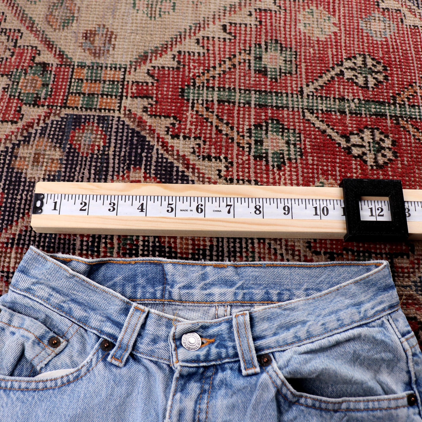 Levi's 512 W24 L29 Tapered Leg Slim Fit Blue Denim Jeans