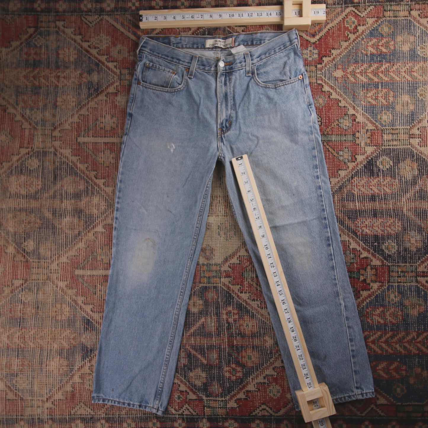 Levi's Red Tab W32 L27 Slim Straight Leg Jeans Blue Denim Jeans