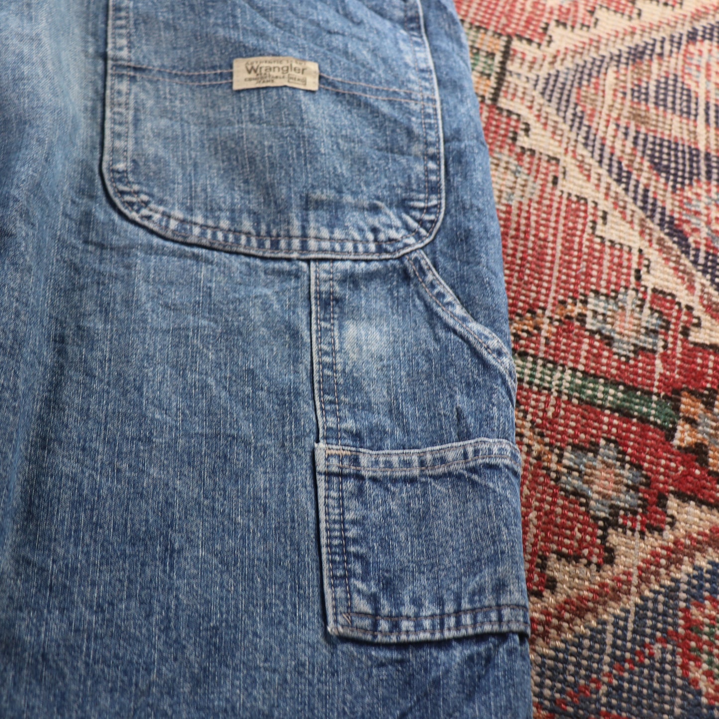 Wrangler W38 L30 Carpenter Blue Denim Jeans
