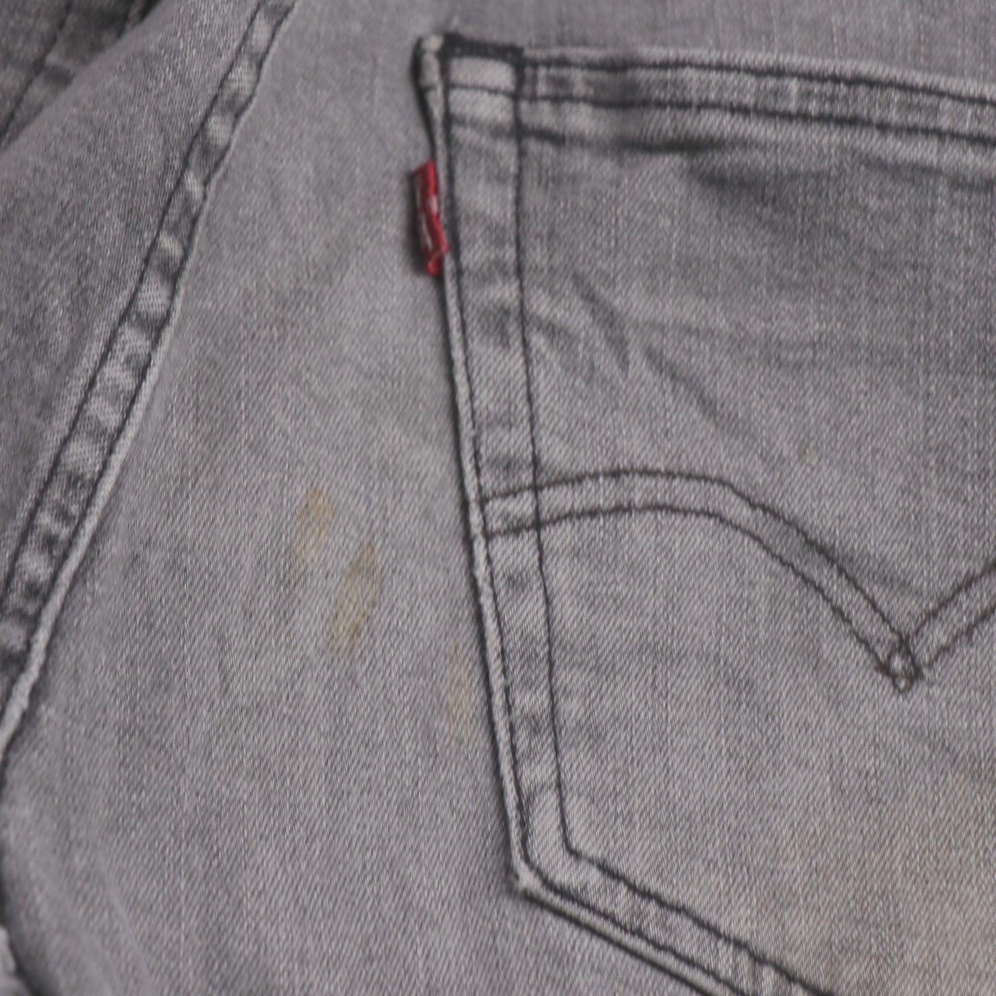 Levi's 512 W30 L30 Tapered Leg Slim Fit Grey Denim Jeans