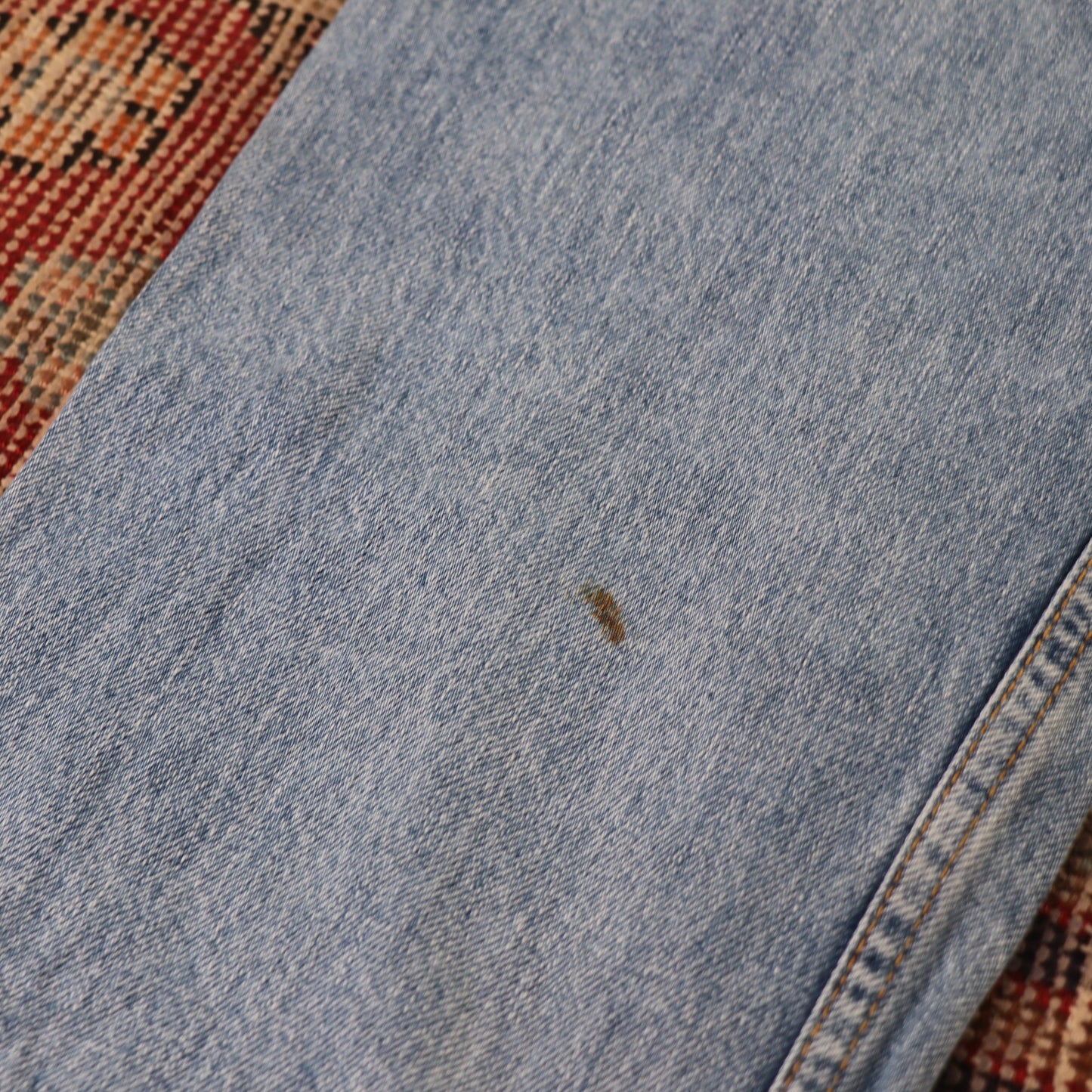 Levi's 505 W38 L30 Straight Leg Regular Fit Blue Denim Jeans