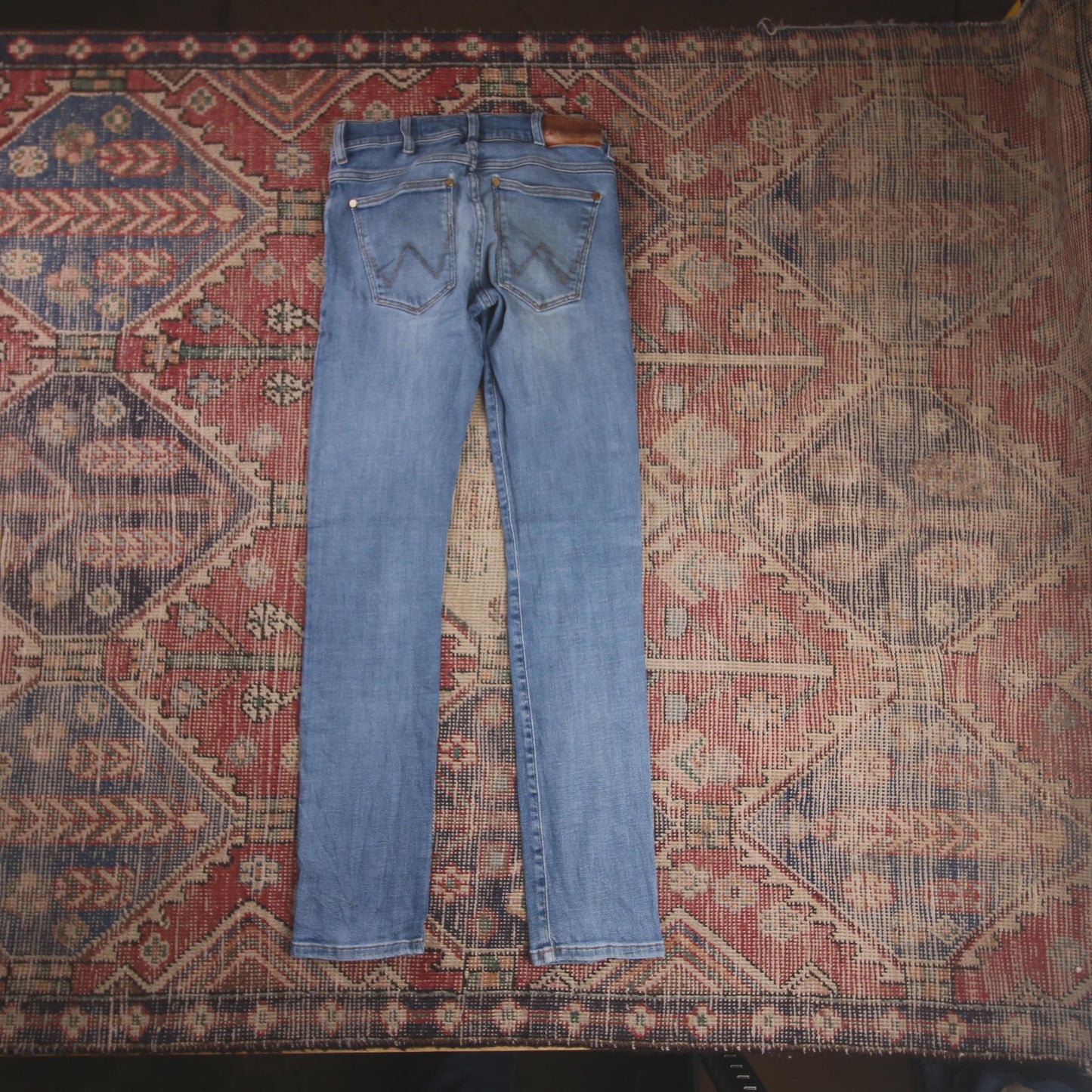 Wrangler W26 L30 Skinny Blue Denim Jeans