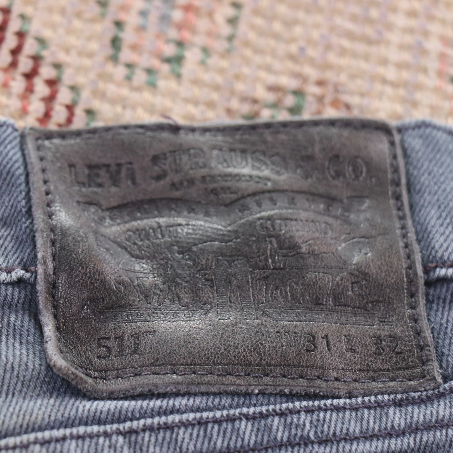 Levi's 511 Red Tab W30 L29 Slim Fit Blue Denim Jeans