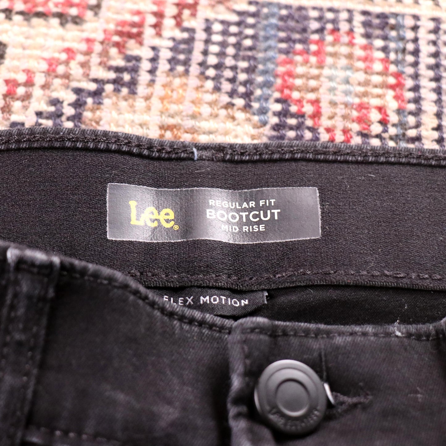 Lee W30 L28 Bootcut Black Denim Jeans