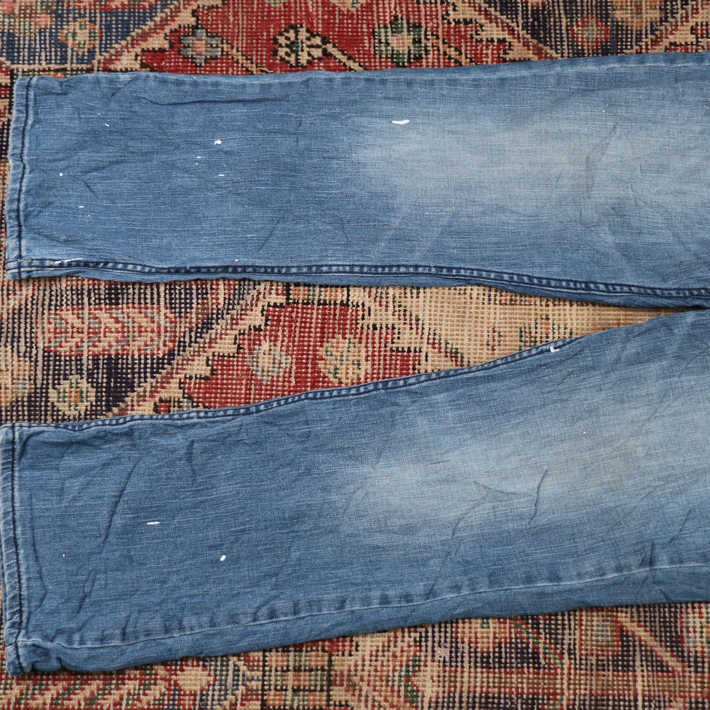 Wrangler W36 L29 Straight Leg Blue Denim Jeans