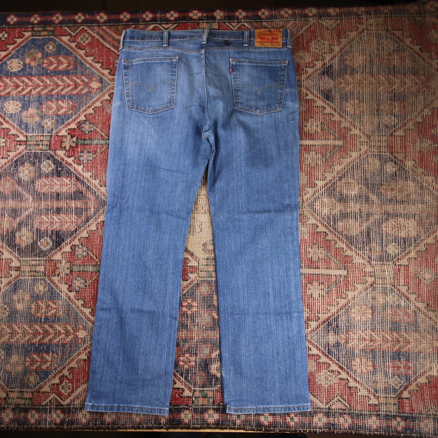 Levi's 514 W38 L30 Straight Leg Blue Denim Jeans