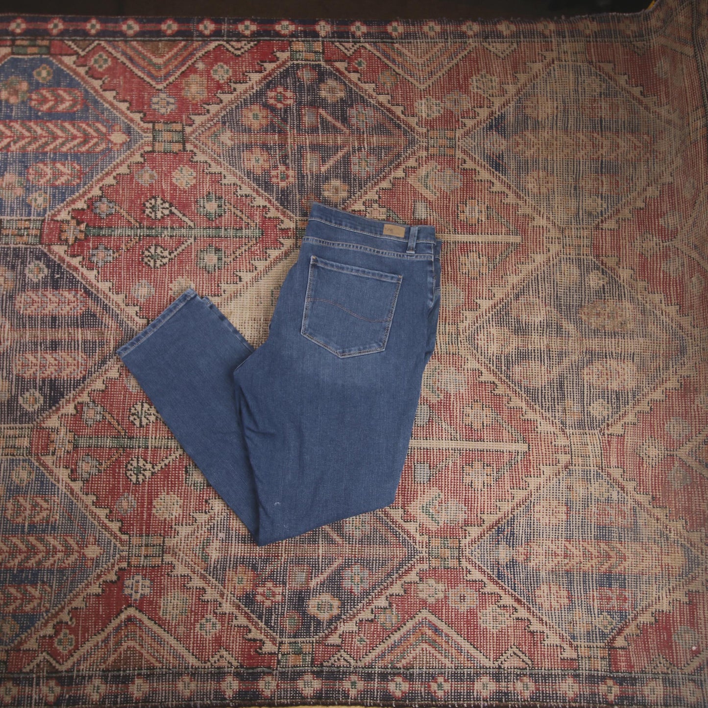 Lee W36 L28 Skinny Blue Denim Jeans